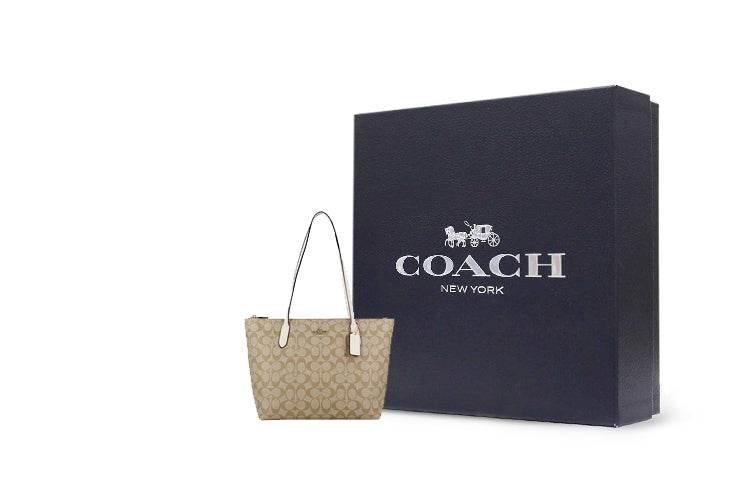 Сумка женская Coach Zip Top Tote 30 - Boxette Shop